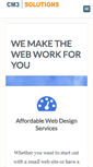 Mobile Screenshot of cm3solutions.com