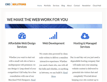 Tablet Screenshot of cm3solutions.com